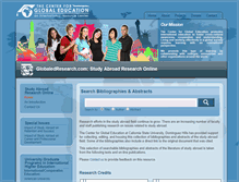 Tablet Screenshot of globaledresearch.com